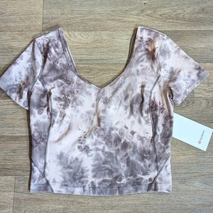 NWT Lululemon Align Dusty Brown Tee Size 8